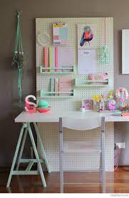 An Oversized Pegboard That Makes It Easy To Add And Adjust Shelves As Your Needs Change Kids Study Spaces Kids Study Desk Kids Desk