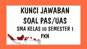 Kunci Jawaban Soal Latihan Ulangan Pas Uas Pkn Semester 1 2020 Sma Kelas 10 Soal Pilihan Ganda Tribun Pontianak