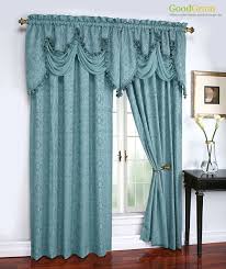 Maybe you would like to learn more about one of these? Portofino Raised Jacquard Complete Window Curtain Onion Fringed Valance Treatments Turquoise Walmart Com In 2021 Curtains Living Room Rod Pocket Curtain Panels Curtains