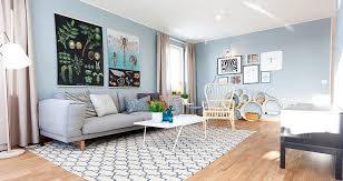 Pastel Blue Scandinavian Interior Jelanie Blue Walls Living Room Blue Living Room Living Room Scandinavian