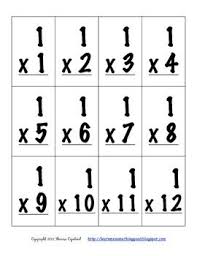 Multiplication Flash Cards 1 12 Multiplication Flashcards Flashcards Math Facts