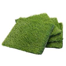 A fake grass rug can handle wear and tear, with durable fibers built to resist matting and crushing. 4 Pack 12 X12 Artificial Grass Rug Carpet Fake Grass Synthetic Turf Mat For Pet Garden Lawn Indoor Outdoor Green Walmart Com Walmart Com