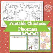 These placemats make waiting at the table easy! Printable Christmas Placemats Free Kids Printable Kids Activities Blog Bloglovin