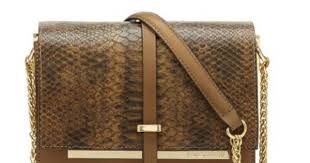 Vince Camuto Kahverengi Yilan Kol Cantasi Vince Camuto Satchel Kahverengi