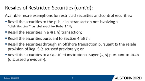 securities act registration exemptions ppt download