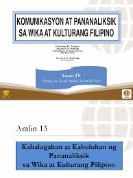 Kasunod ang mga pamamaraan ng paglikom ng mga datos at impormasyon, ang mga nalikom na datos ay iaayos, susuriin, bibigyan ng interpretasyon, at ialapatan ng kongklusyon. Aralin 13 Kahalagahan At Kabuluhan Ng Pananaliksik Sa Wika At Kulturang Pilipino