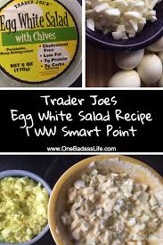 Healthy Egg Salad Recipe Like Trader Joes Egg White Salad One Badass Life Healthy Egg Salad Egg Salad Recipe Healthy Egg Salad Recipe