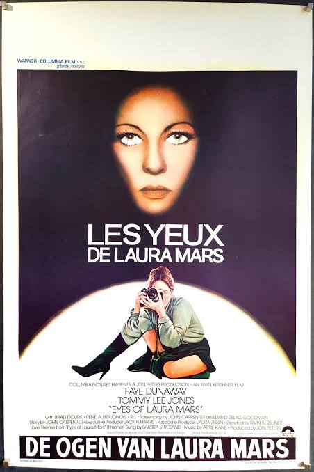 Eyes of Laura Mars-original Vintage Movie Poster for Faye Dunaways Fashion  World Thriller With Tommy Lee Jones, Brad Dourif, and Raul Julia - Etsy