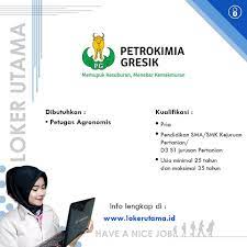 Pt petrokimia gresik kembali membuka lowongan kerja terbaru untuk menempati formasi. Loker Utama Lowongan Kerja Pt Petrokimia Gresik Petugas Facebook