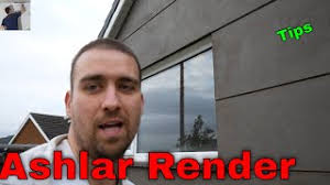 Cutting V Cuts in Sand Cement Render Plastering Ashlar Cutting