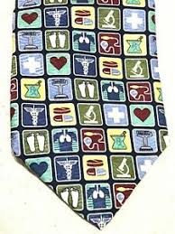 Details About Anatomical Chart Company Mens Doctor Icons 100 Silk Made Usa Neck Tie Necktie