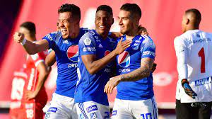 Match ends, américa de cali 2, millonarios 1. 4r0tmd7wmjaj6m