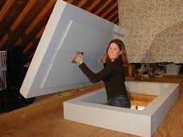 It's possible to create a solid floor without investing a lot of money. Ceiling Home Depot Ceiling Tiles Used Ceiling Tiles For Sale Drop Ceiling Ideas For Basement Ceiling Tiles Lowes Attic Doors Attic Renovation Attic Insulation