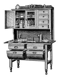 Kitchen Cabinets Free Vintage Clip Art Trendy Kitchen Retro Cupboards Antique Kitchen Cabinets
