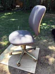 Diy Faux Fur Chair A Gold Glam Repurposed Project Creative Fashion Blog Office Chair Diy Chair Computer Chair Diy