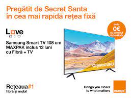 Oferta este impartita in trei pachete: Orange PregÄteste SÄrbÄtorile Cu Smart Tv De La 0 Si Filme Revista Comunic Å£ii Mobile
