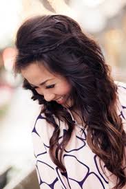 Easy boho hairstyle for long hair. Cute Half Up Half Down Hairstyle Hairstyles Weekly