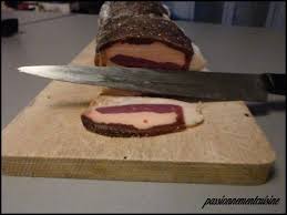 Magret De Canard Seche Fourre Au Foie Gras Recette Recette Magret Seche Recettes De Cuisine