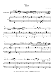 Volver (carlos gardel)volver (carlos gardel). Carlos Gardel Volver Tango Sheet Music For Trumpet 8notes Com