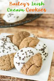 220g cookies stuffed with creative flavours and mix ins� free local delivery. Bailey S Irish Cream Cookie Recipe Half Dipped Chocolate Cookies