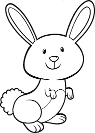 Free printable simple bunny coloring pages. Coloring Pages Realistic Rabbit Coloring Pages For Adults To Print Peter Easter Bunny Free Printable