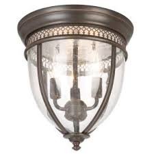 Page 2 thank you for purchasing this hampton bay fluorescent ceiling flush mount fixture. Hampton Bay 11 In 3 Light Oil Rubbed Bronze Flush Mount With Glass Shade Hlu8013a 2 The Home Depot Oil Rubbed Bronze Flush Mount Light Fixtures Flush Mount Flush Mount Ceiling Lights