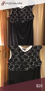 Dressbarn Collection Dressy Dress Black Special Occasion Dress Faux Wrap With Ruching In The Front Sequin At The Top Dress Barn Dressy Dresses Dresses Dress Barn Dresses