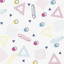 White seamless weave pattern background vector. Memphis Style Geometric Pattern Fez Memphis Style Png And Vector With Transparent Background For Free Download