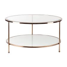 East at main langdon abaca, natural finish coffee table, tan. Boston Loft Furnishings Riku 33 78 In X 18 25 In Gold Frame And Clear Glass Top Round Coffee Table Lowe S Canada