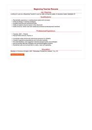 The candidates who use this kind of cv templates are targeting job positions that are centered to educate, tutor, and instruct students in a specific area of learning. 2 Beginning Teacher Resume Examples