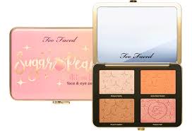 Sugar Peach Shimmering Face Eye Palette Toofaced Eye Palette Dry Face Blush Highlighter