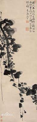 xu wei 徐渭 嘉靖四十三年 1564年 胡宗憲以 党严嵩及奸欺贪淫十大罪 被捕 獄中自杀 徐渭作 十白赋 哀之 李春芳严查胡宗宪案 徐渭一度因此发狂 作 自为墓志铭 以至多次自杀 走拔壁柱钉可三寸许 贯左耳窍中 颠于地 japanese art china art