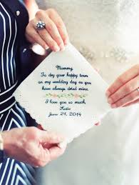 Buy top selling products like bride's new & blue wedding handkerchief in white and father of the bride wedding personalized handkerchief. 10 Lovely Mother Of The Bride Gifts Your Mum Will Treasure Weddingsonline