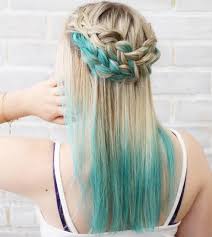 40 Fairy Like Blue Ombre Hairstyles Hair Dye Tips Blue Tips Hair Blonde Hair With Blue Tips