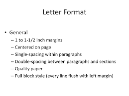 Ppt Letter Format Powerpoint Presentation Free Download Id 6076266