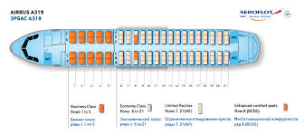 aeroflot russian airlines airbus a319 aircraft seating