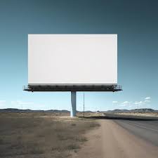 Um outdoor com a palavra "on it" | imagem Premium gerada com IA