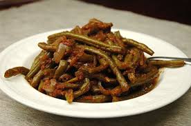 Lebanese Green Beans Recipe In 2020 Green Beans Lebanese Recipes Vegetable Sides