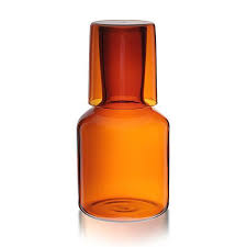 Maison Balzac Carafe Glass Amber On In 2020 Glass Carafe Carafe Carafe Set