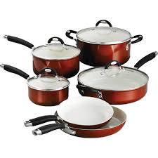 The pans heat evenly throughout for perfect cooking performance. Best Buy Us For Tramontina Gourmet Ceramica Deluxe 10 Piece Cookware Set Copper Accuweather Shop