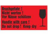 Ich würde mich da nicht drauf verlassen , dass die das beachten. Warnetiketten Rot 145x76mm Vorsicht Nicht Werfen