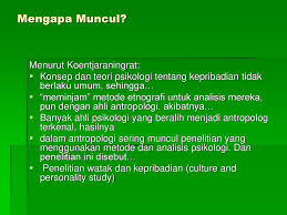 Antropologi Dan Psikologi Ppt Download