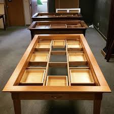 3 Emissary S Getting Their Drawers Installed Walkingtheshop Alotofwork Geekchic Geekchichq Ge Dining Table With Drawers Gaming Table Diy Board Game Table