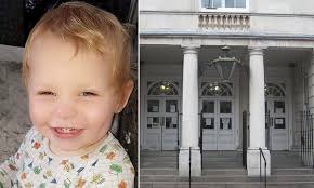 Mother, 27, who killed her partner's 18-month-old boy by violently shaking  him was not allowed to be alone with children after threatening to throw  her own son out a window, court told |