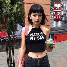 Short Black Hair Black Outfit In 2020 Short Black Hairstyles Black Hair Bangs Hairstyles With Bangs
