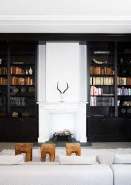 Black And White Fireplace Wall Inspiring Spaces A House In The Hills Interior Architect Home White Fireplace