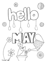 See and discover other items: Months Of The Year Coloring Pages