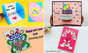And once you have the right sentiments, all you need is the right card making supplies. New Year 2020 Easy Diy Greeting Card Ideas For Kids K4 Craft