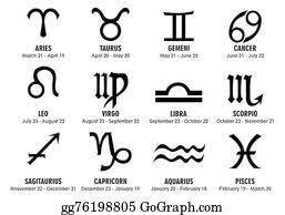 Maybe you would like to learn more about one of these? Zodiac Signs Clipart Lizenzfrei Gograph