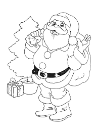 Ma vie a une véritable passion pour le coloriage ! Coloriage Pere Noel A Colorier